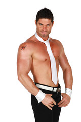 Fototapeta premium strip, homme sexy