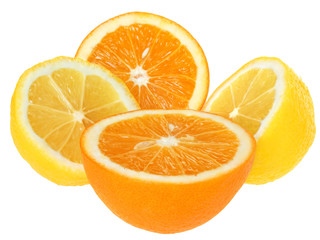 Orange and lemon.