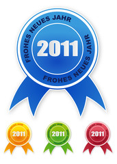 Button - Frohes neues Jahr 2011