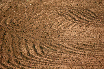 ploughed field