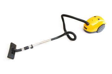Vacuum cleaner isolated on the white background