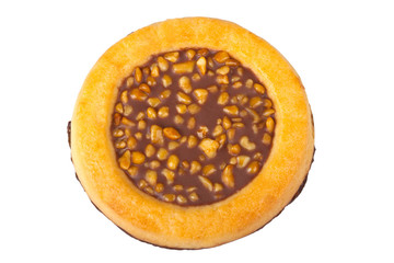 Cookie on a white background