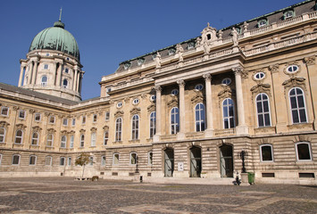 Fototapeta na wymiar Budapest castle (Hungary)