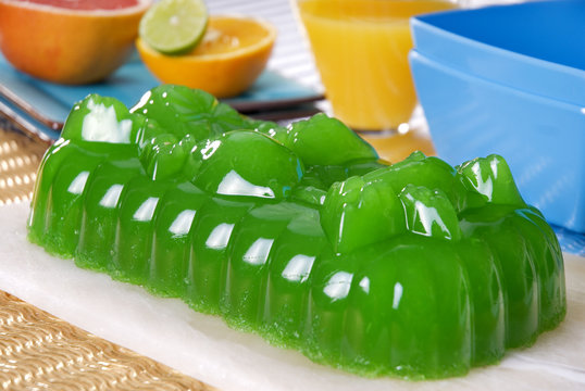 Gelatina de jugo de naranja