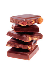 Chocolate sliced