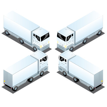 Camions Routiers Blocus 3D Logistique