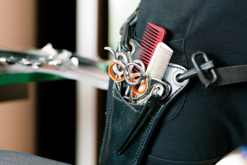 Scherentasche oder Hoster von Friseur