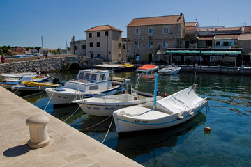 Fototapeta na wymiar Croatia - Boats in Tribunj