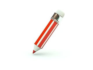Pencil icon. Red series