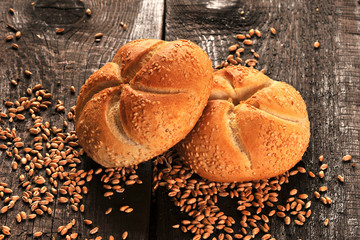 Bułki z sezamem © Justyna Kaminska