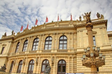 Fototapeta na wymiar działa w Pradze