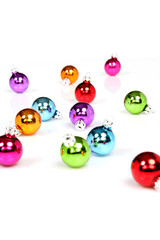 Fototapeta premium Bunte Weihnachtsdekoration