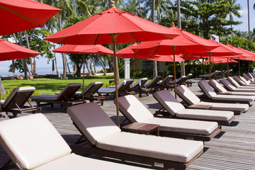 Beautiful tropical beach  , Thailand.