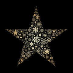 Goldener Weihnachtsstern