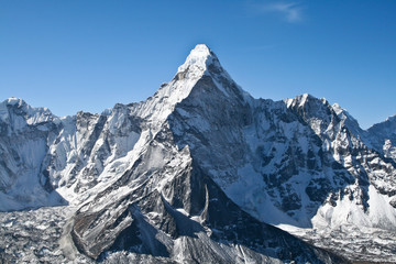 Ama Dablam mountain, Khumbu glacier, Nepal