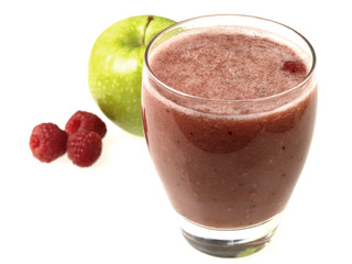 Apple and Raspberry Smoothie
