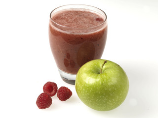 Apple and Raspberry Smoothie