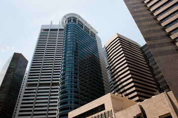 Obraz premium skyscrapers, typical urban cityscape