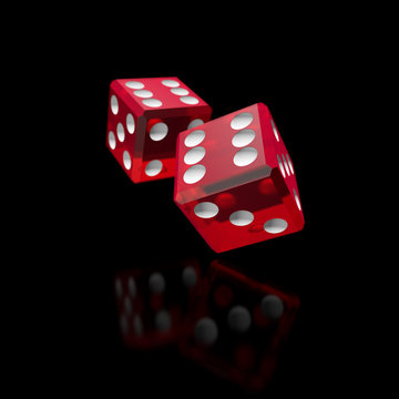 two red dices