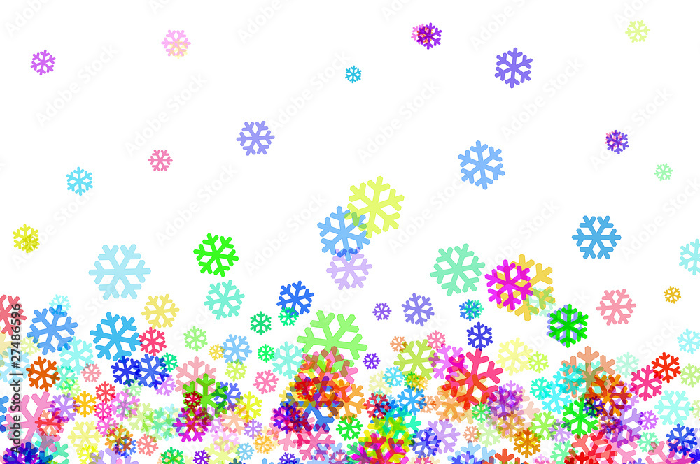 Canvas Prints snowflakes background