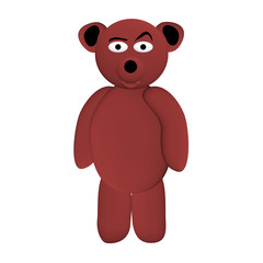 teddy bear is not in agreement