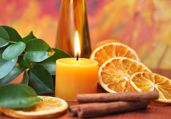 Kerze, Orange