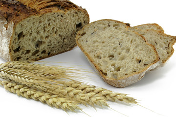 bio-brot mit ähren