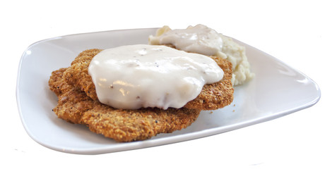chicken fried steak and gravy