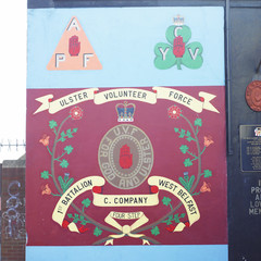 political mural painting, Belfast, Northern Ireland © Richard Semik