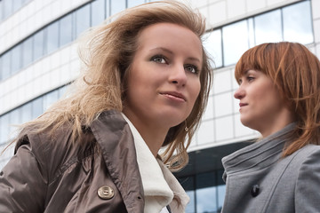 Two young girls