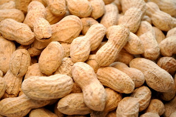 Fototapeta premium Background of Whole Peanuts