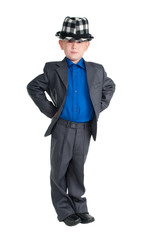 Portrait of a boy in suit