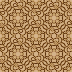 Brown seamless wallpaper pattern