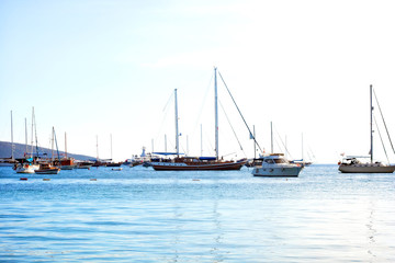 Obraz premium Bodrum Marina, Turkey