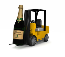 Very Big Champagne bottle