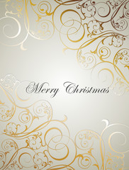 Christmas floral  background