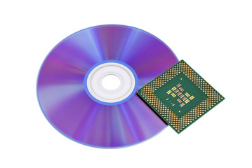 optical disk and CPU