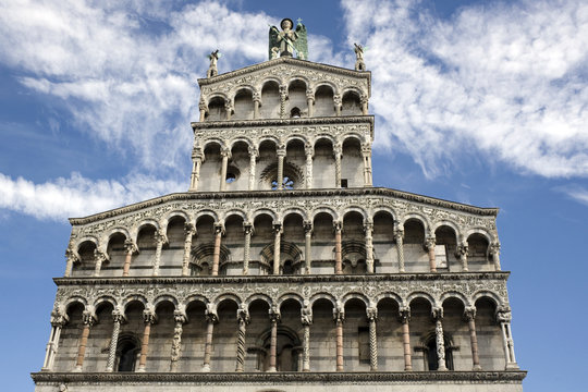 Lucca - Church of San Michele facade - Tuscany