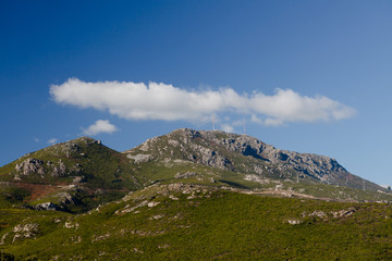 Montagne Corse au dessus de Bastia