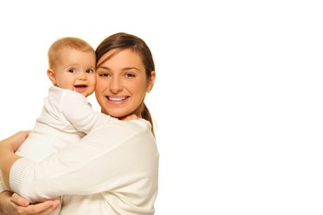 Mother with her adorable baby