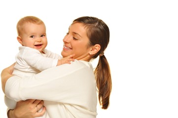 Mother with her adorable baby