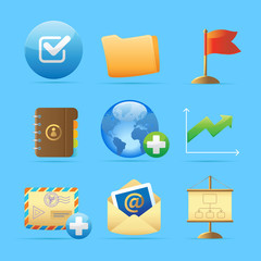 Icons for business metaphor