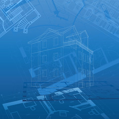 Abstract architectural background