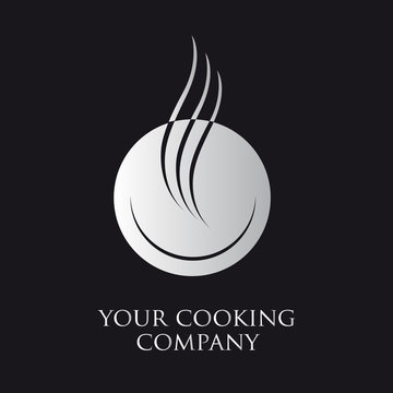 logo entreprise, logo cuisine, assiette