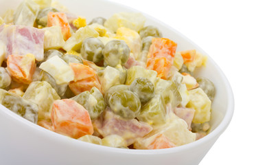 salad with pea
