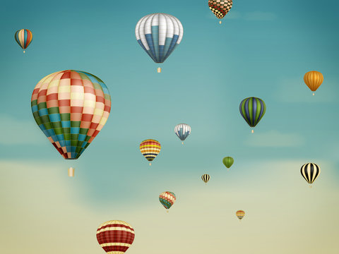 hei&szlig;luftballons im traum