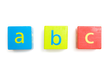 Early Learning - Building Blocks Showing ABC Alphabet Letters