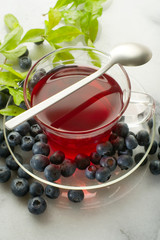 blueberry tea- te al mirtillo