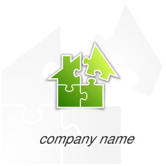 logo maison verte puzzle