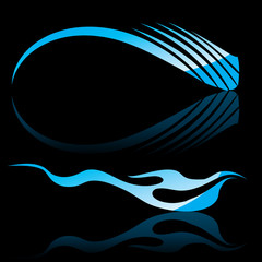 Fototapeta premium Abstract vector waves
